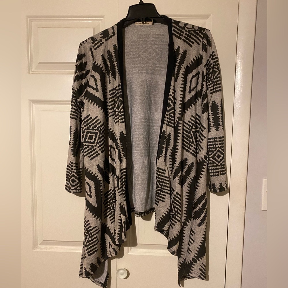 Patterned Long Sweater